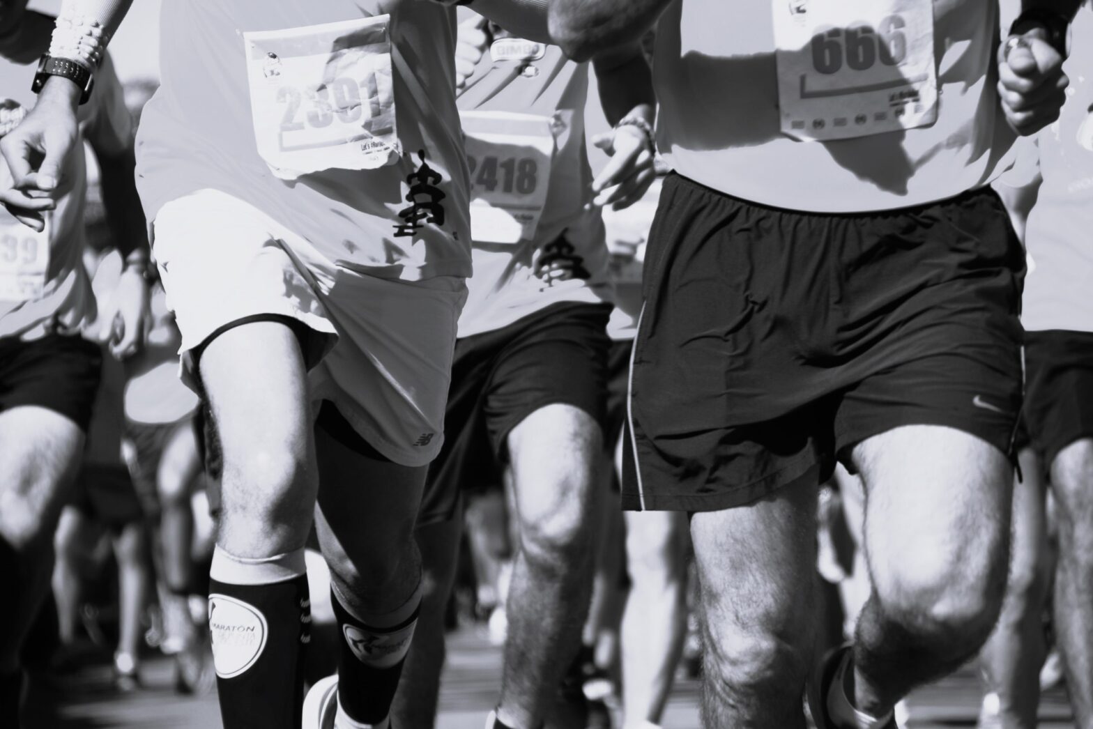 men running